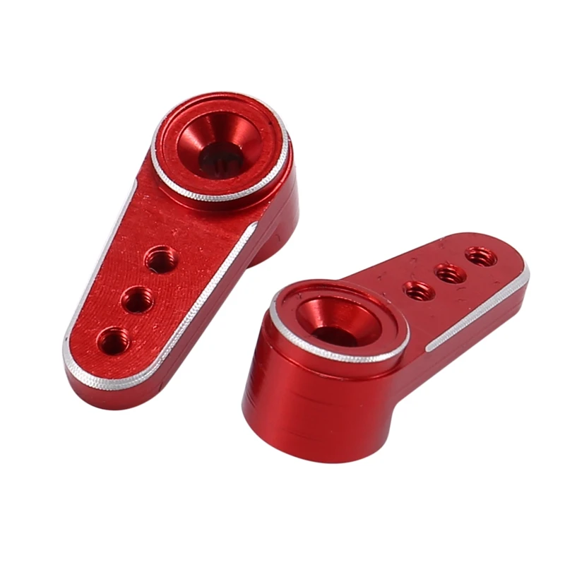 2Pcs Metal 15T Servo Arm Servo Horn Fit EMAX ES08MA Servo For Axial SCX24 1/24 RC Crawler Car Upgrade Parts