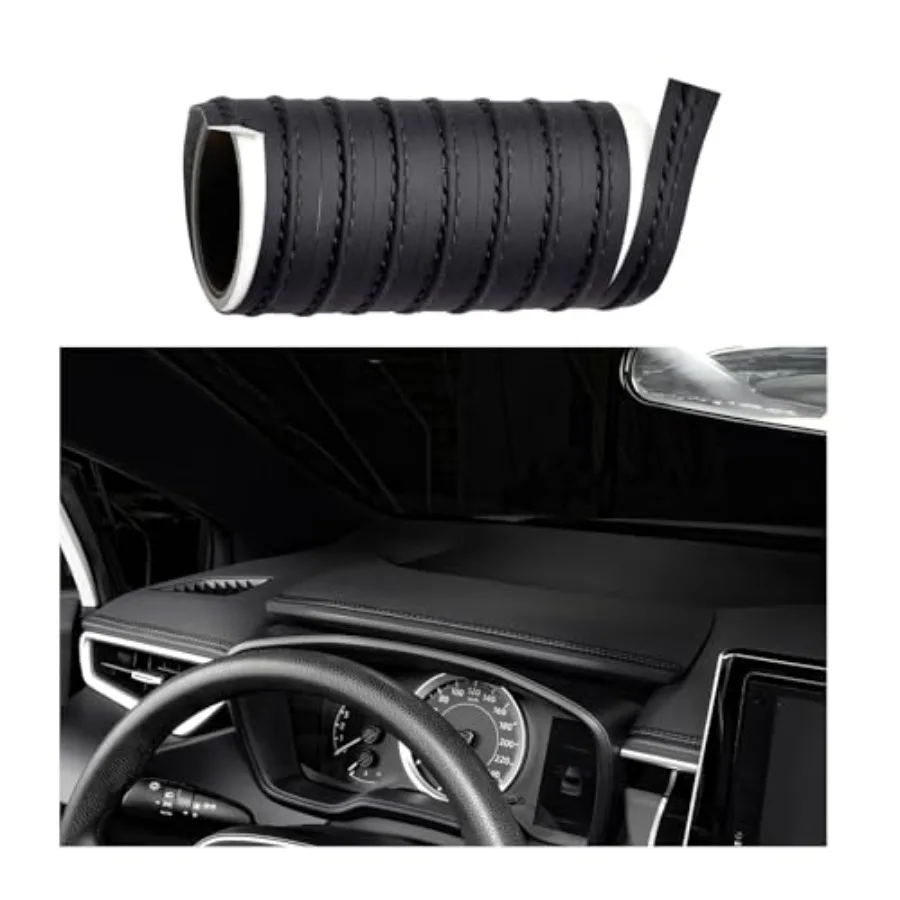 

Car Interior Trim Strips Automotive Flexible Leather Moulding Line for Door Panel Gap Universal DIY Decorative Dashboard Line S