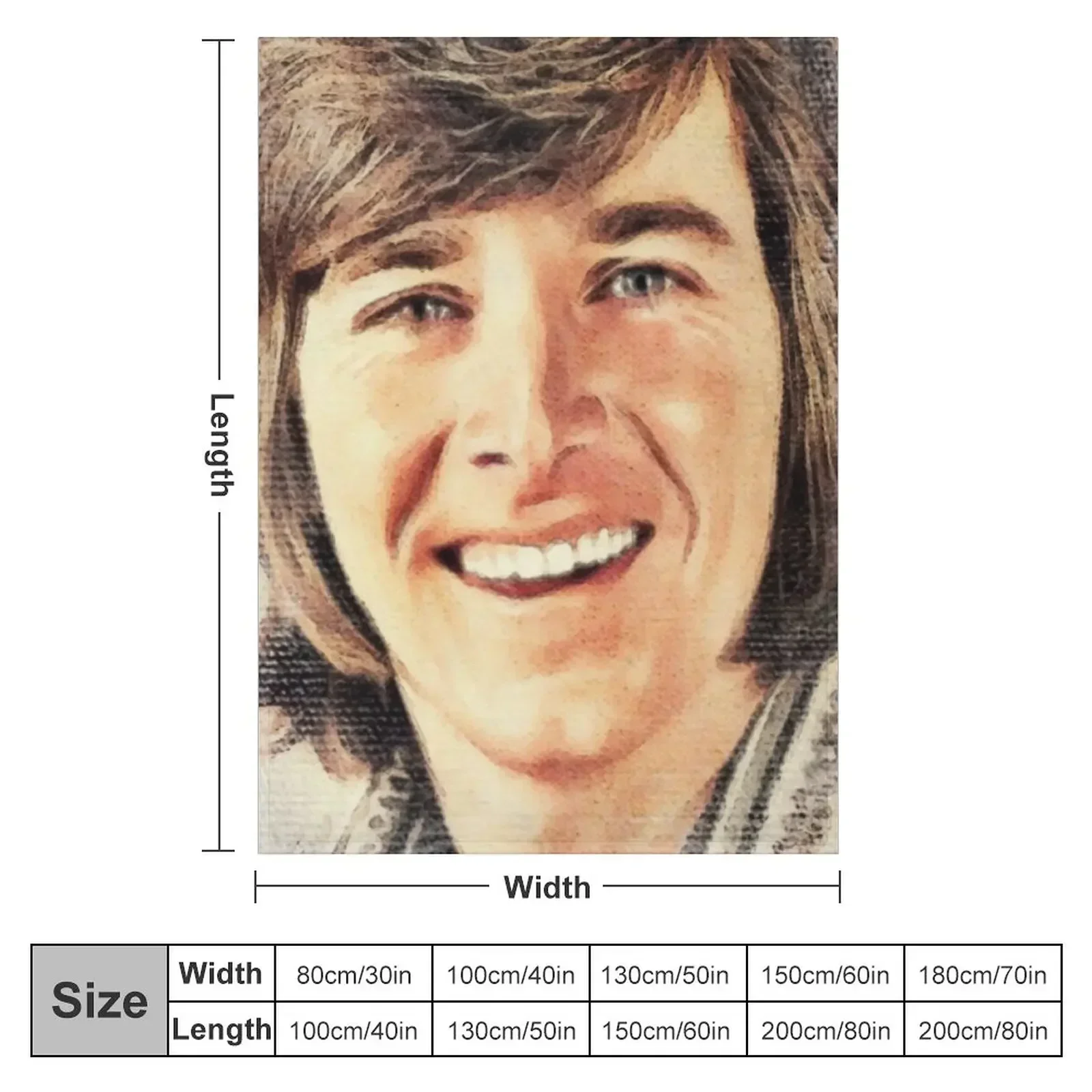 Bobby Sherman, Music Legend Throw Blanket Flannels Sofa Throw Blankets