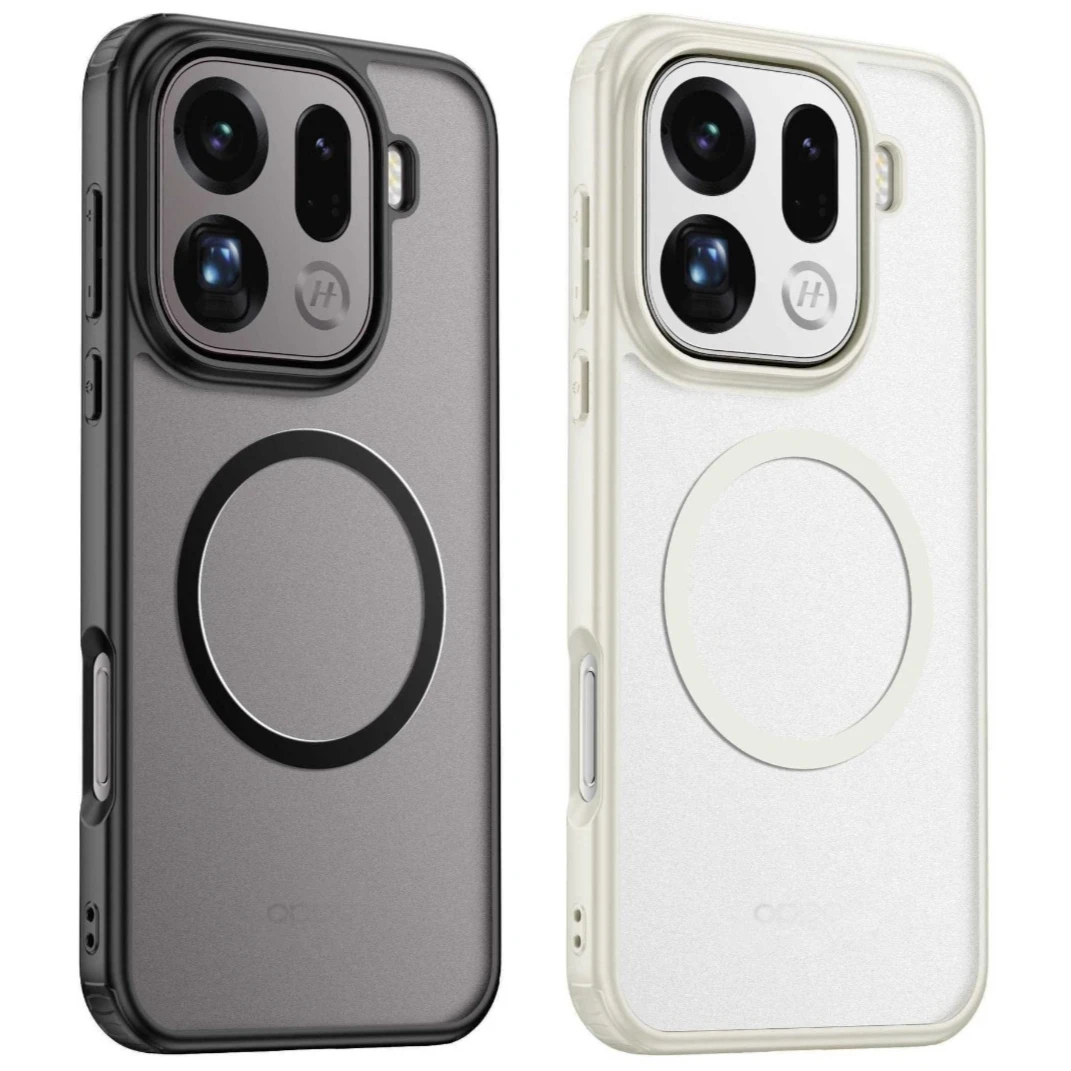 

Чехол для Oppo Find X9 Pro Luxury Matte Magnet Magsafe Back Cover для Oppo Find X9 Pro, бампер с беспроводной зарядкой, принципиально