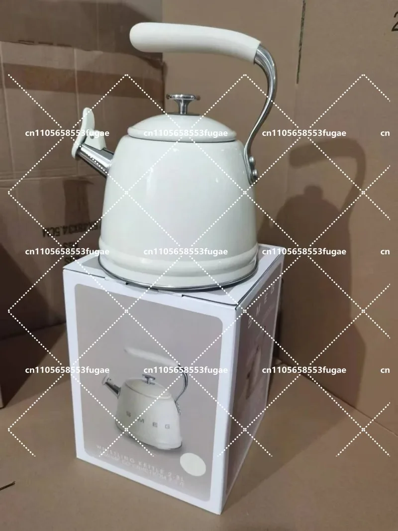 2.3L Retro 304 Stainless Steel Large Capacity Kettle Portable for Home Outdoor Use
