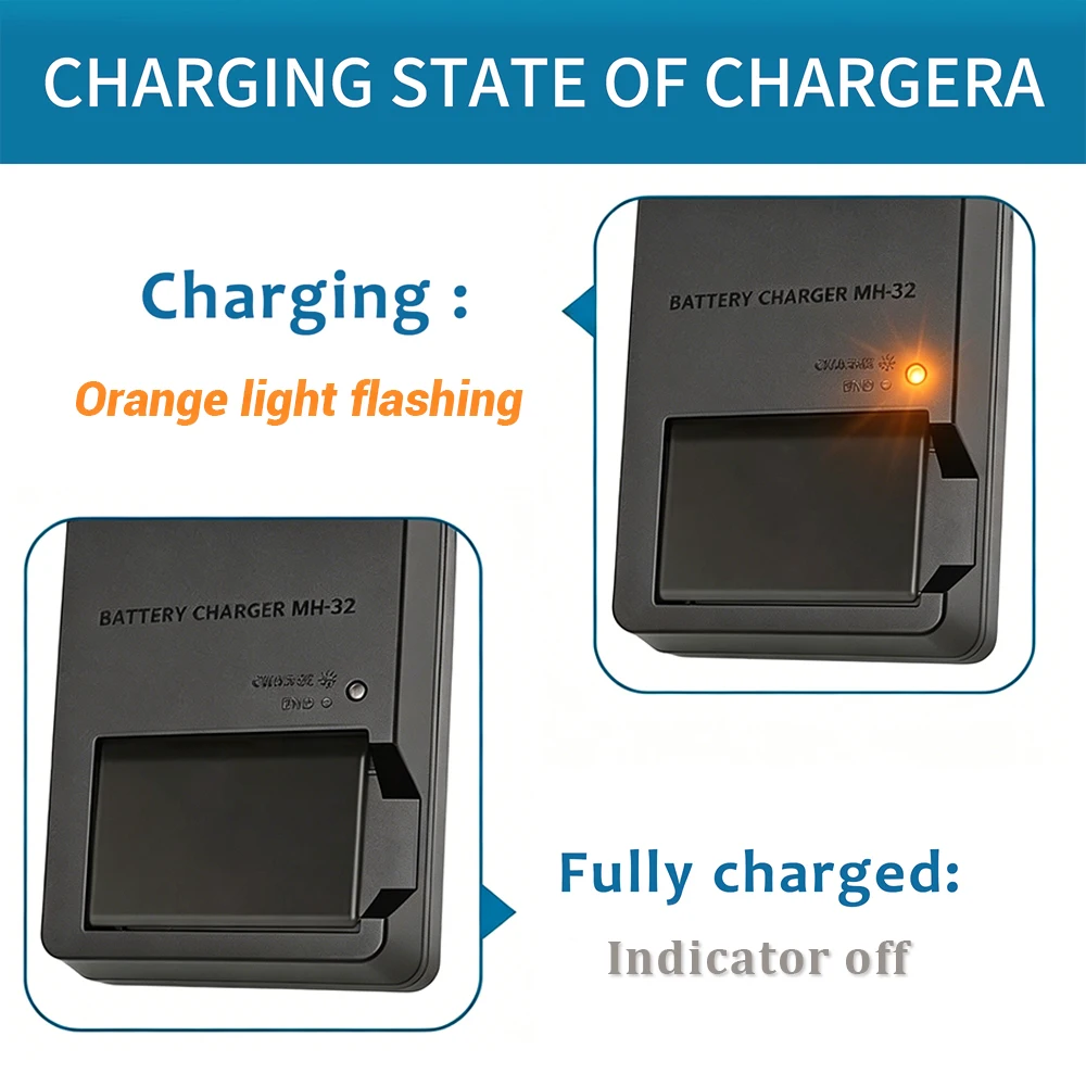 MH-32 Battery Charger for Nikon ENEL25 EN-EL25a