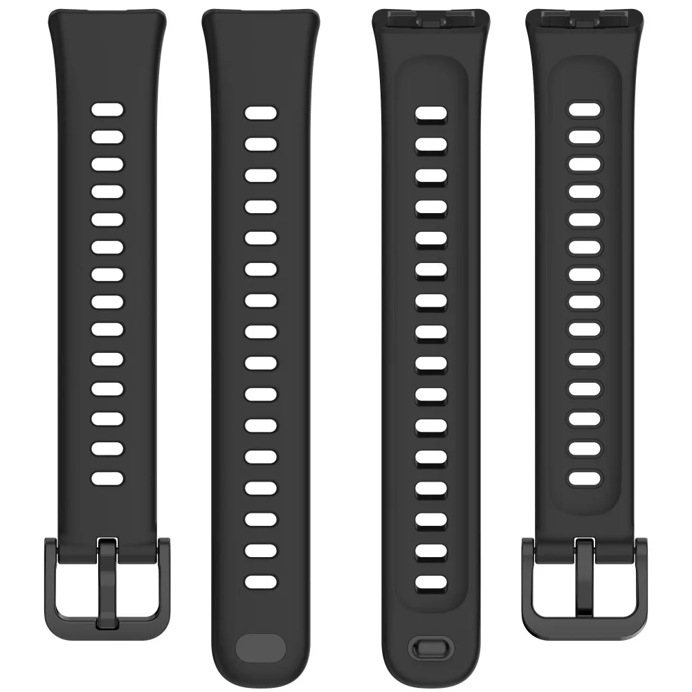 Zachte Siliconen Horlogeband Voor Huawei Band 8 9 Nfc Band Vervanging Voor Huawei Band 9 8 Armband Sport Ademend Polsband