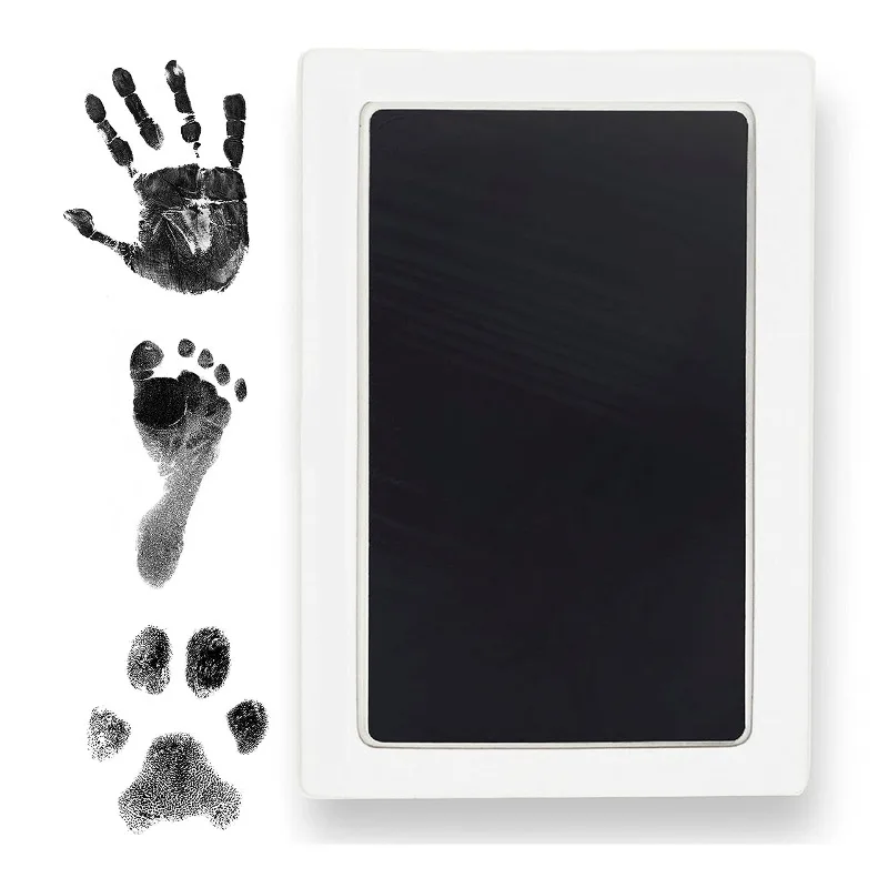 2 Packs Clean Touch Ink Pad for Baby Handprints Footprints ,Inkless Infant Hand & Foot Stamp,Pet Dog Paw Prints Souvenirs Gifts