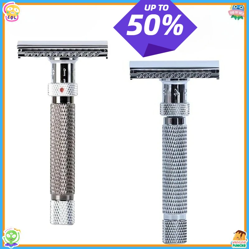 yaqi-razor-調整可能なザ・ファイナルカットクローム安全カミソリ男性用高品質ファッションシェービングひげカミソリ新