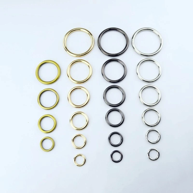 1piece Metal O Ring Round Buckle for DIY Leather Craft Garment Webbing Bag Strap Shoes Hardware Accessories 5 Sizes CLOXY