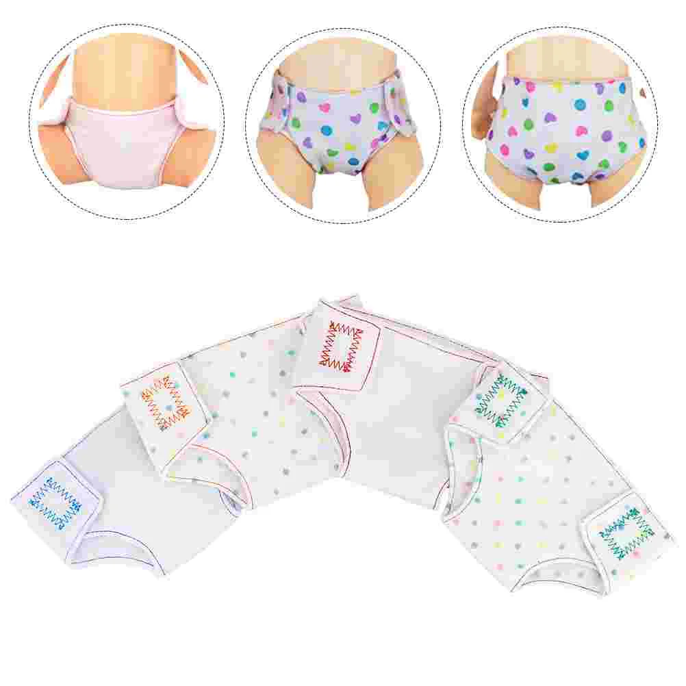 

4 Pcs Reborn Baby Dolls Clothes Accessories Boy Diapers Nappies Newborn