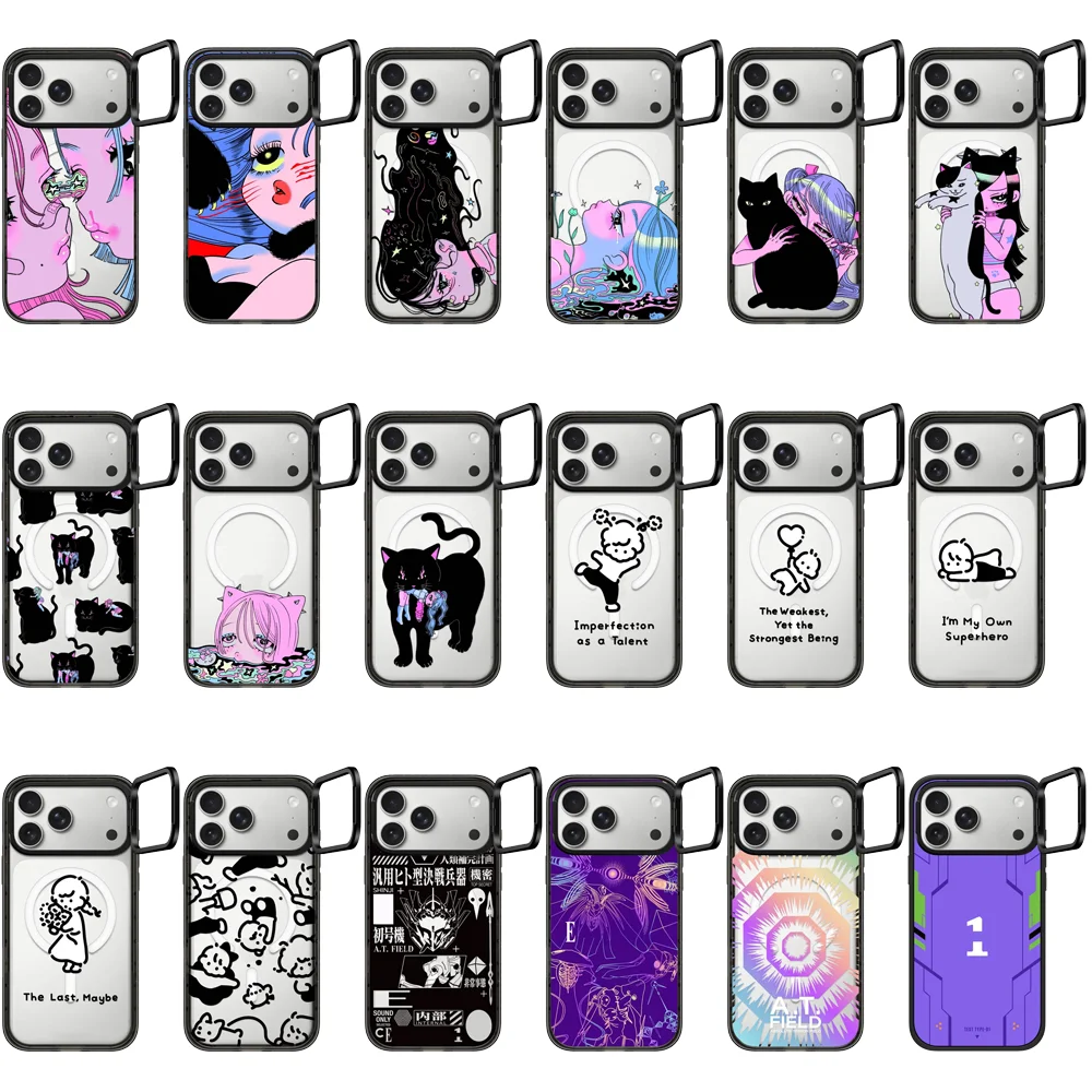 6032917 Camera Ring Stand Impact Magnetic Case: Compatible with IPhone 17 16 15 14 13 12 Pro Max 17 Air