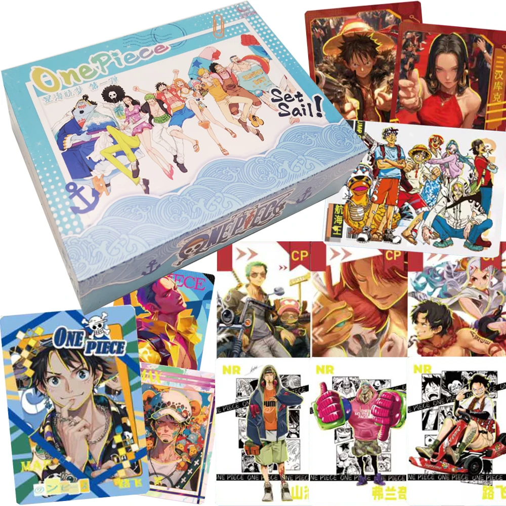 

Japanese Anime One Piece Hobby Collection Cards for Children Hot Blooded Retro Style Character Creative Peripheral Cards Gifts