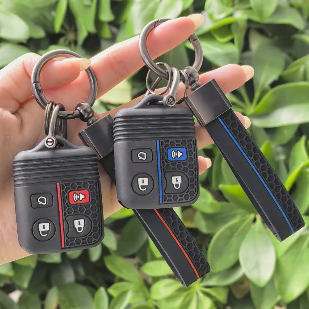 Car Key Case Cover Protector Shell Fob For Ford F150 F250 F-250 F350 E350 Super Duty Edge Escape Explorer Lincoln Mazda Mercury