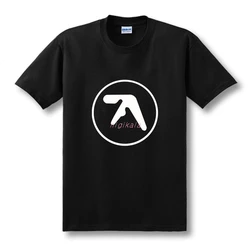 Fashion New Men's Aphex Twin T-shirt Popular Printed O Neck Music Short Sleeve Top Tee Shirts Size XS-5XL