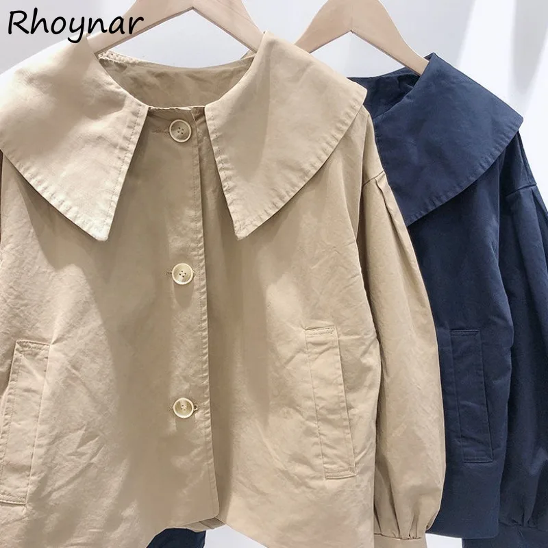 

Jackets Women Korean Fashion Solid Simple All-match Streetwear Attractive Daily Casual Trendy Spring Girls Cool Retro Baggy Soft