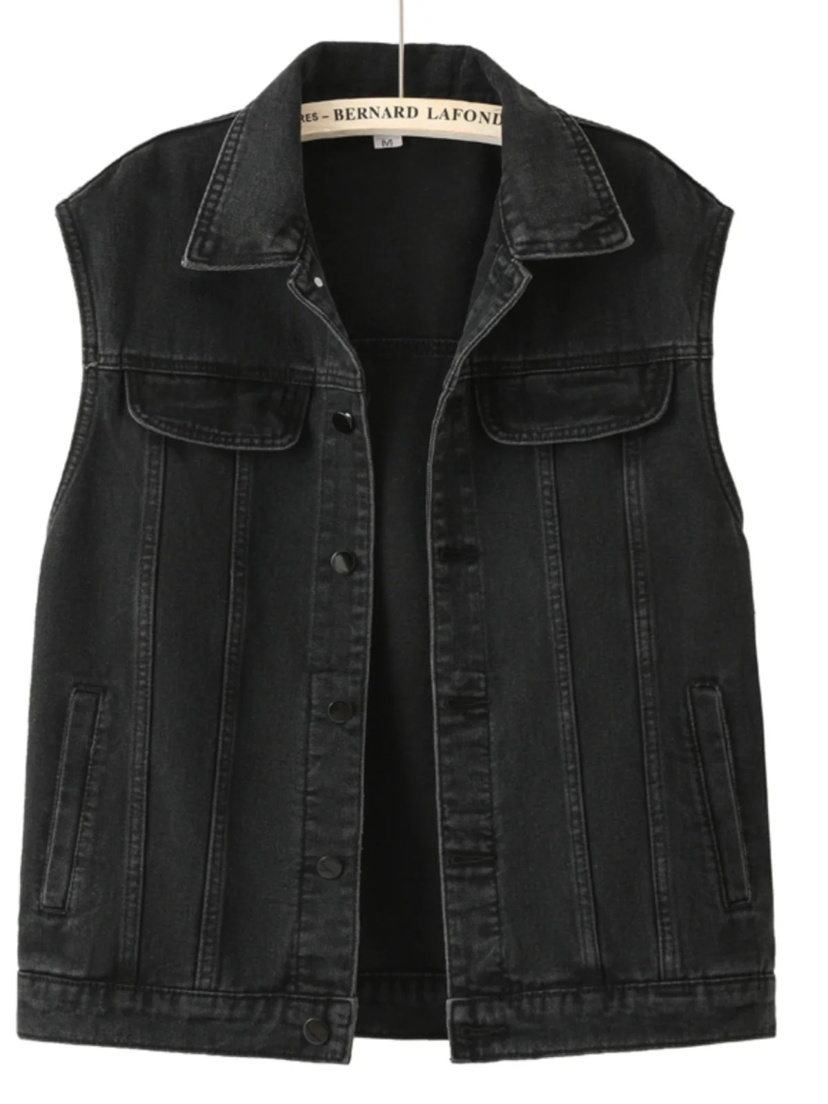 Bla デニムベスト レディース ファッション 春秋 ルーズ カジュアル 大きいサイズ インナー ケット スベル タンクトップ コート