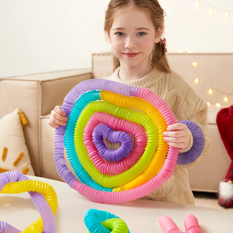 Mideer Glow Pop Tube Toy for Festival Graduation Ceremony and Celebrating Holidays