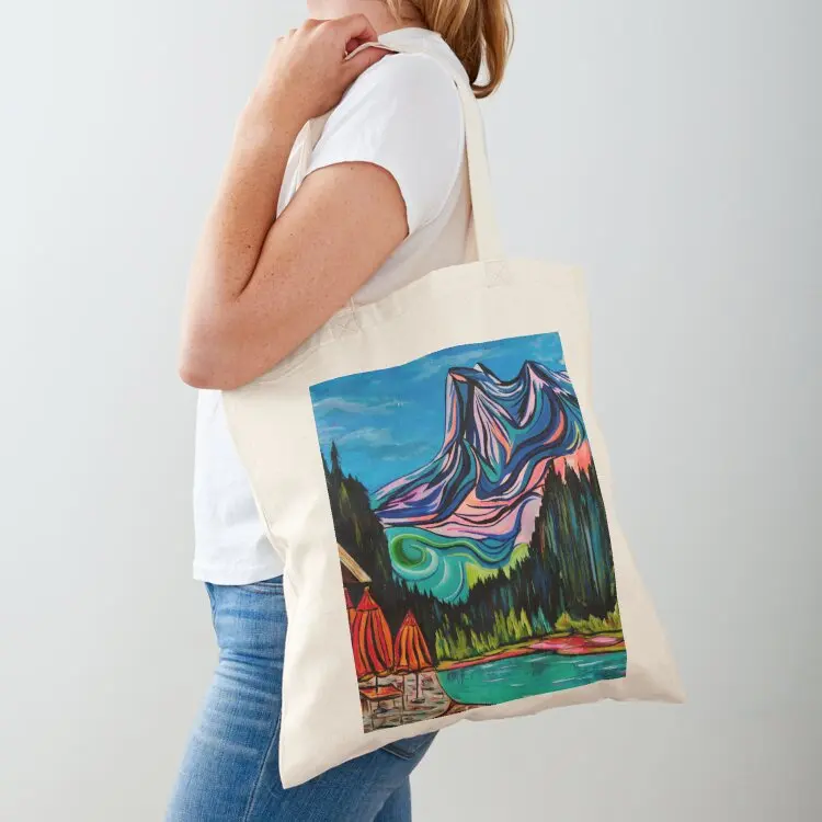 

Emerald Lake Escape Canadian Rockies Tote Bag Shopper bag Canvas shoulder bag shopping trolley canvas bags