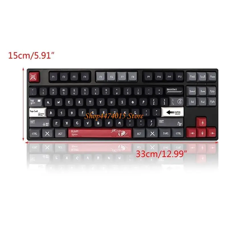 K1AA 133 Keys PBT Keycaps 6.25U 7U Split Spacebar for Mechanical Keyboard Diy Keycap