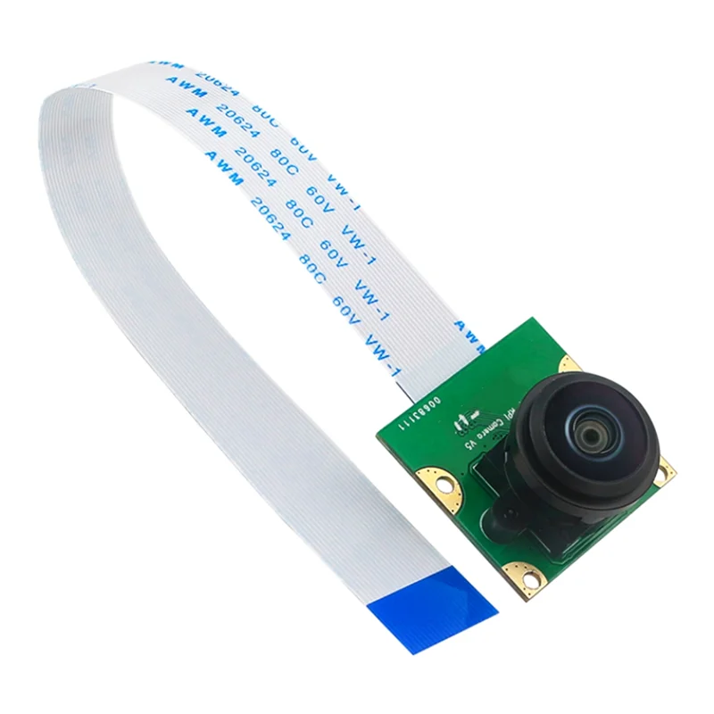 8MP IMX219 Mini Camera Module For Raspberry Pi 5, MIPI-CSI Interface 200° FOV With Pi5 Flexible Cable