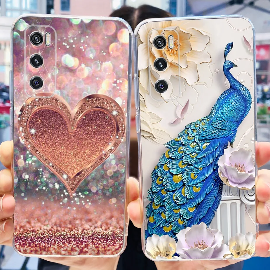 Casing ponsel silikon bening untuk Vivo V20 SE, casing ponsel silikon bening motif bergaya V2022 untuk Vivo V20 SE V20SE Fundas lembut 6.44 inci Bumper