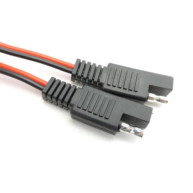 1 SAE to 2 SAE splitter cable Power Extension Cable Plug 18AWG Adapter Connector Quick Connect Disconnect Solar system Cord p1