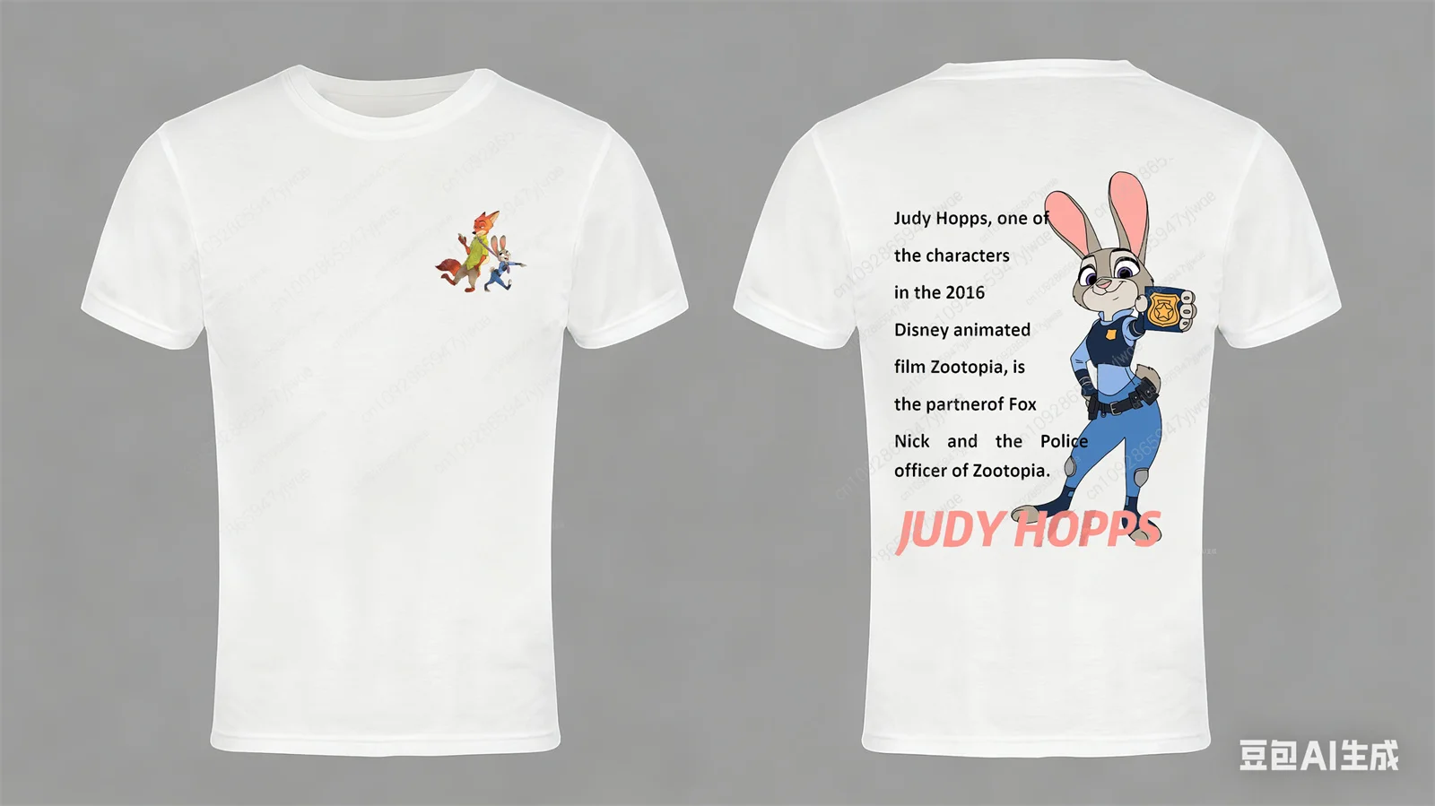 Zootopia Nick & Judy الكرتون الجرافيك المطبوعة زوجين قميص جودة عالية فضفاضة مريحة الشارع الأعلى المرأة الخريف جديد تي شيرت #6