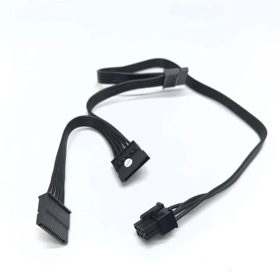 コンピュータ CPU GPU 8Pin 6Pin 3 ポート SATA IDE Molex HDD 電源ケーブル Silver Stone DA1000R GOLD モジュール用