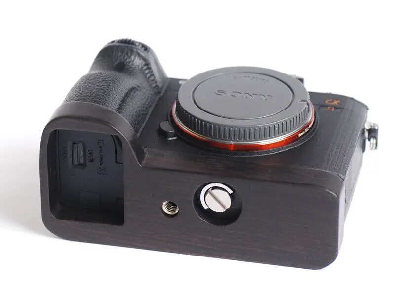 Camera Handmade Wood Wooden Hand Grip Baseplate For Sony ILCE-9 A9 A7R3 A7M3 A73