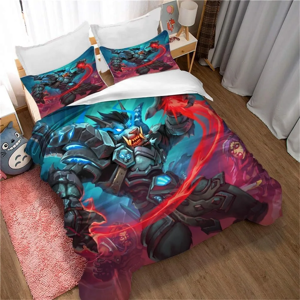 

Игра Hearthstone Heroes of Warcraft пододеяльник 3D изысканный комплект постельного белья с принтом одеяло кровать молодежный домашний декор подарок для девочек и мальчиков