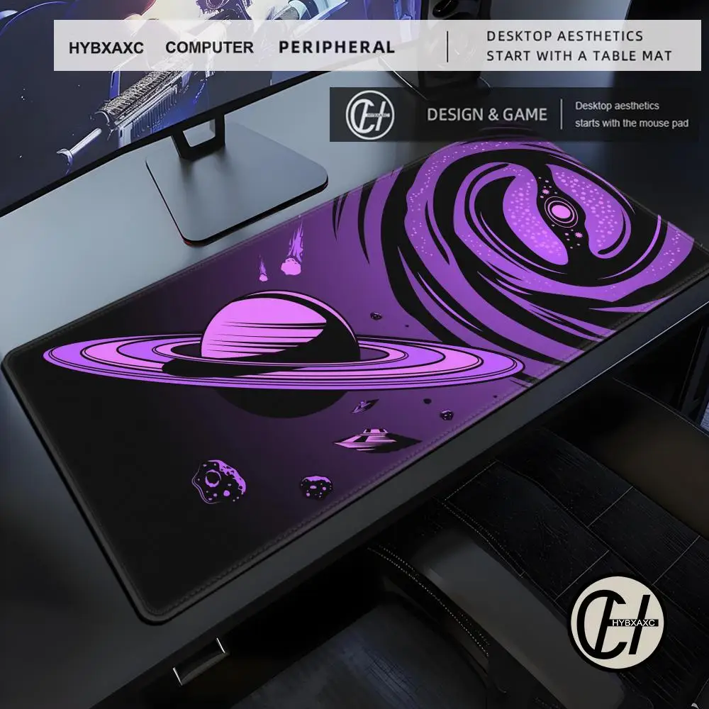 

Kawaii Black Desk Mat Black Hole Gaming Mousepad Gamer Keyboard Playmat Mouse Pad Carpet Office Computer Accessories Mouse Mats