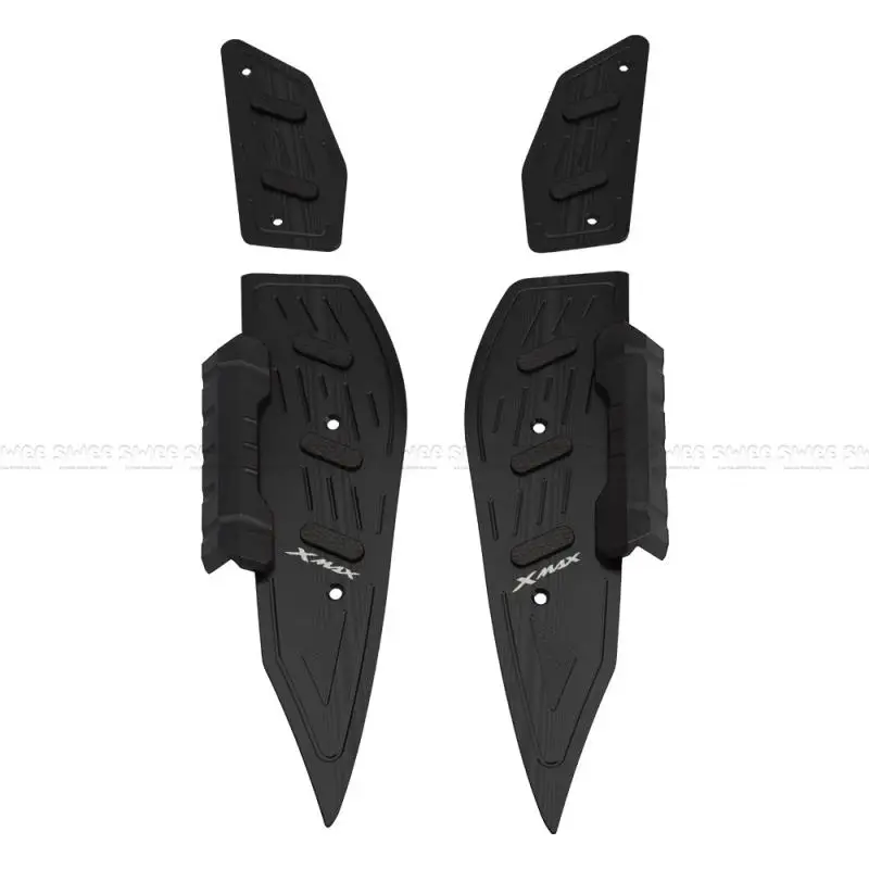 Motorcycle Accessories Footrest Step Footboard Footpads Pedal Plate Foot Pegs For YAMAHA XMAX 300 2023-2024 Anti Wrestling