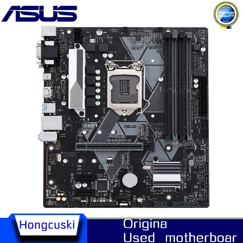 Used For ASUS PRIME B365M-A LGA1151 original motherboard Socket AM4 DDR4 64GB B365 Desktop Motherboard