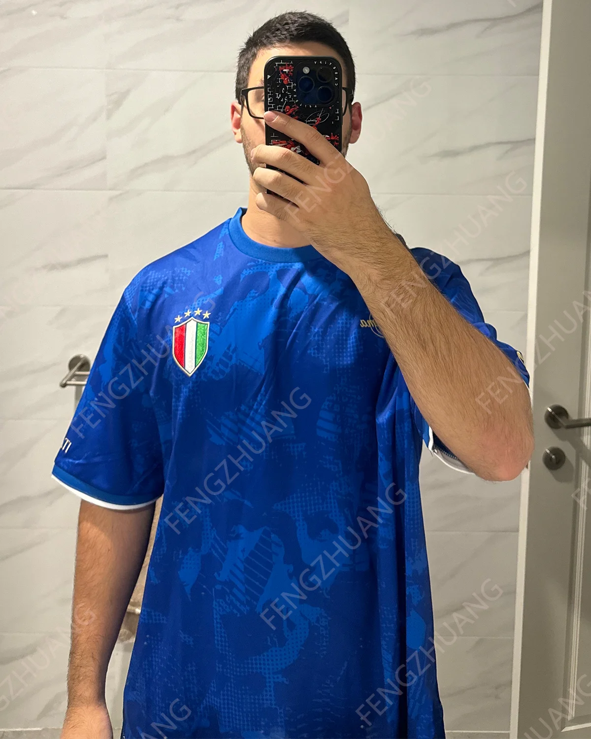 2024 Jersey Newest Man Outdoor Quick Dry Soccer Jersey Summer Classic Casual Loose Exercise Jersey Tee Italy Gli Azzurri Jersey