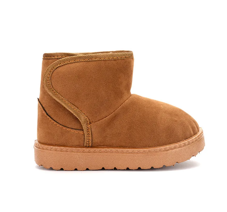 Neue Winterstiefel für Jungen und Mädchen mit Gummisohle, rutschfeste, weiche Sohle, warme, kurze Stiefel, Baumwollschuhe für Babys und Kinder, geeignet für den Außenbereich und den Alltag. – Detail 15