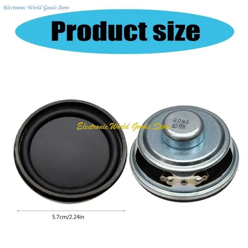 A3PD 1PC Altavoces magnéticos 57 mm altavoz 4ohm altavoces transparentes y mínimos para altavoces auditivos