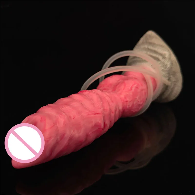 Silicone Squirting Horse Dildo Simulation Alien With Suction Cup Dildo For Women Sex Toys Female Masturbator For Lesbian 18+