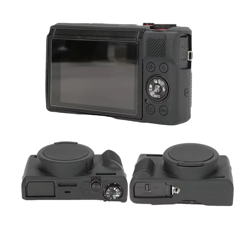 For Canon G7XIII G7X3 Silicone Case Camera Body Cover Protective Casing for Canon Powershot G7X Mark III Camera Accessories