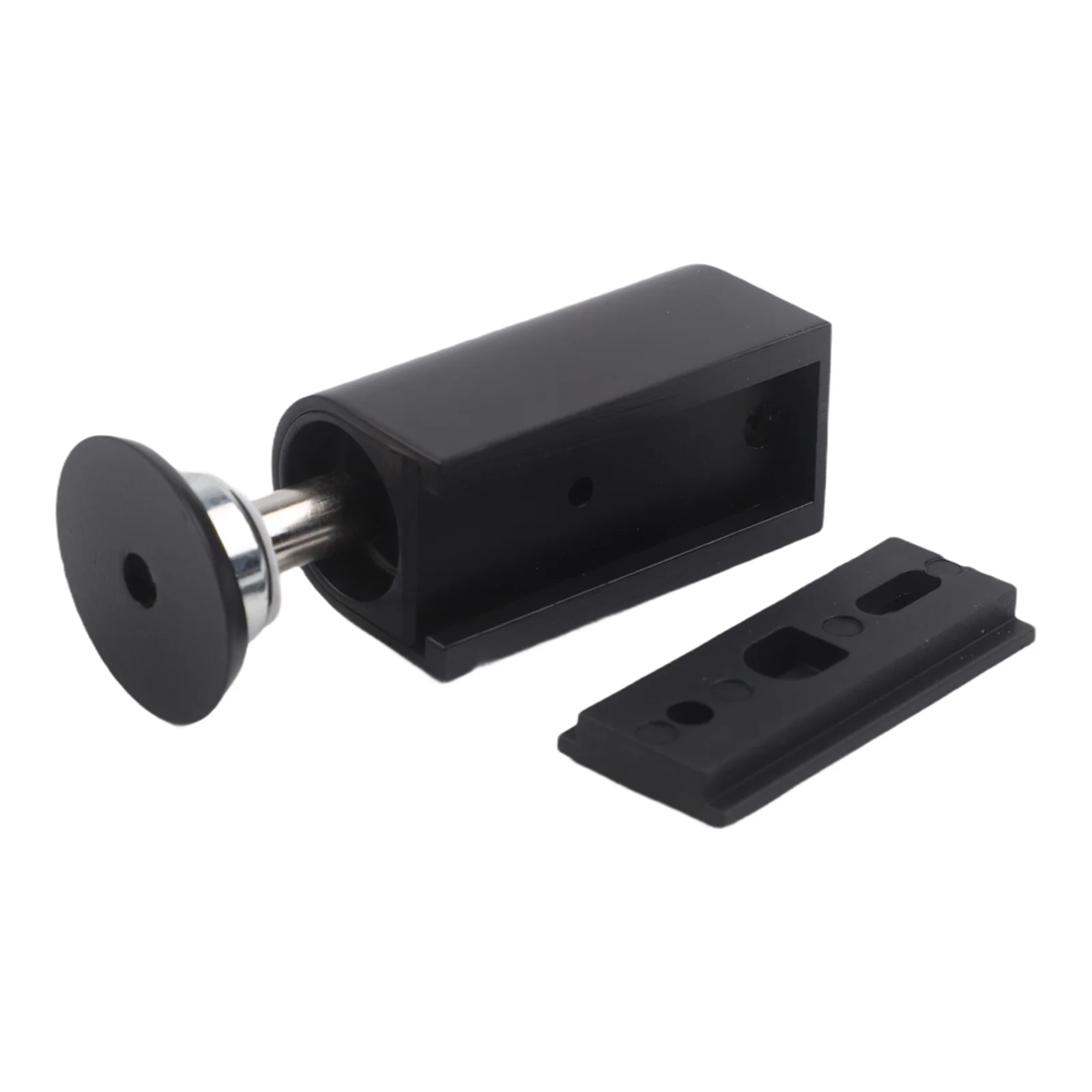 Office Use Black gray white gold silver Magnetic Door Stop Strong Holding Force Screw Mount Option Dual Installation