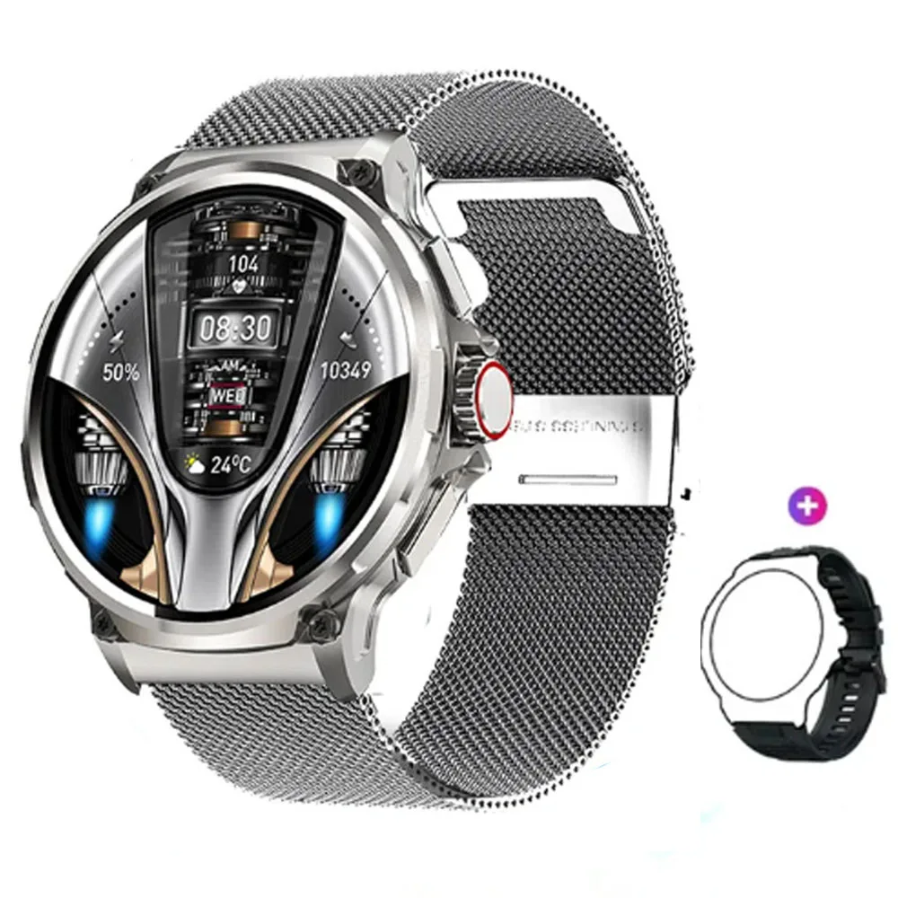 1.85 inch Smart Watch Men Women New 2024 Smartwatch Heart Rate Monitor Sport Watches for Samsung Galaxy F14 iPhone 11 Pro 15