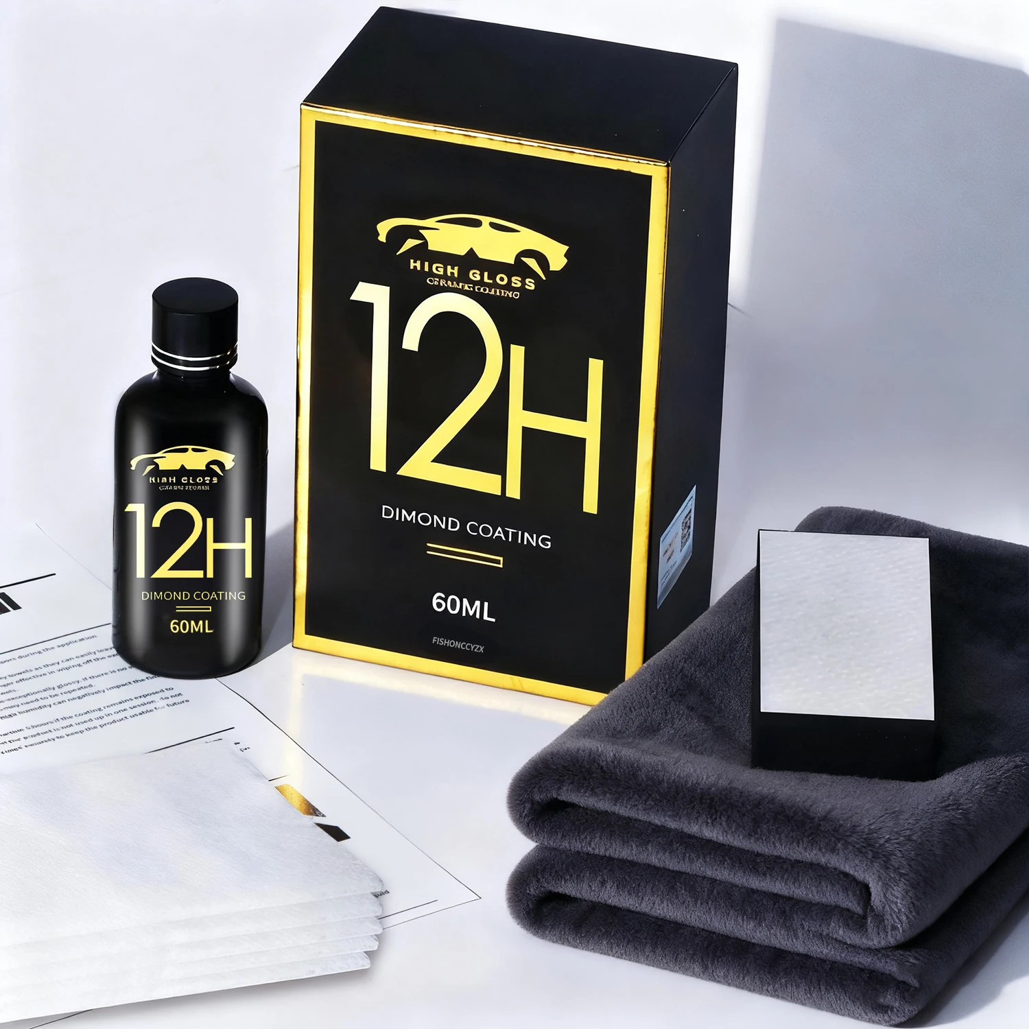 

12H Car Nano Diamond Coating Car Accessories Detailing Scratch Resistant Super Hydrophobic Anti-Uv Anti-Frost Anti-Fouling