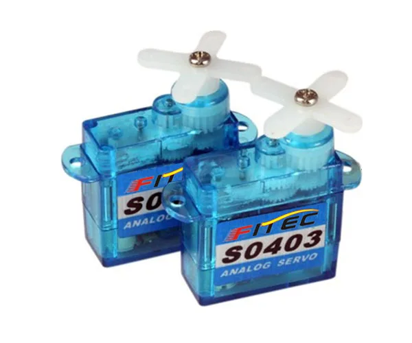 FEETECH – Mini Servo RC FS0403-FB Sub-Micro, 2 pièces, avec retour de Position, jouets radiocommandés pour unisexe