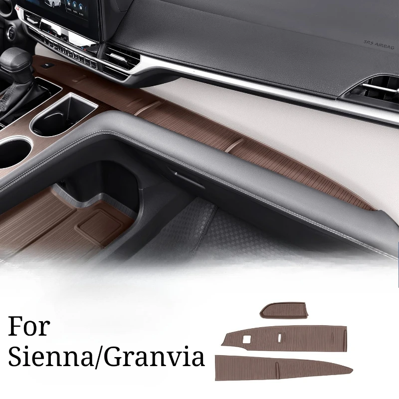 トヨタ-シエナ-ダッシュボード-シリコーン-ノンスリップ-パッド-グランビア-特別保護パッド-セナ用品-インテリア-アクセサリー