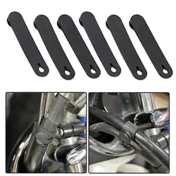 6/12PCS Rubber Motorcycle Cable Securing Ties 57mm*12mm Wiring Harness Bands Durable for Motorcycle Motorcross Bike Sccoter