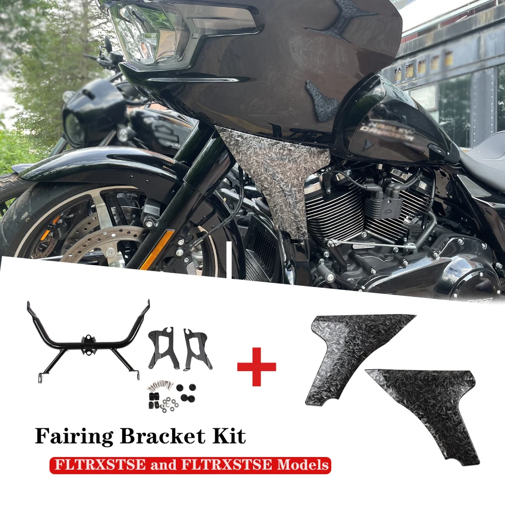 

For Harley Touring CVO Road Glide ST FLTRXSTSE 2024 FLTRXSE 2023 Motorcycle Accessories Side Fairing Panel Support Bracket Kits