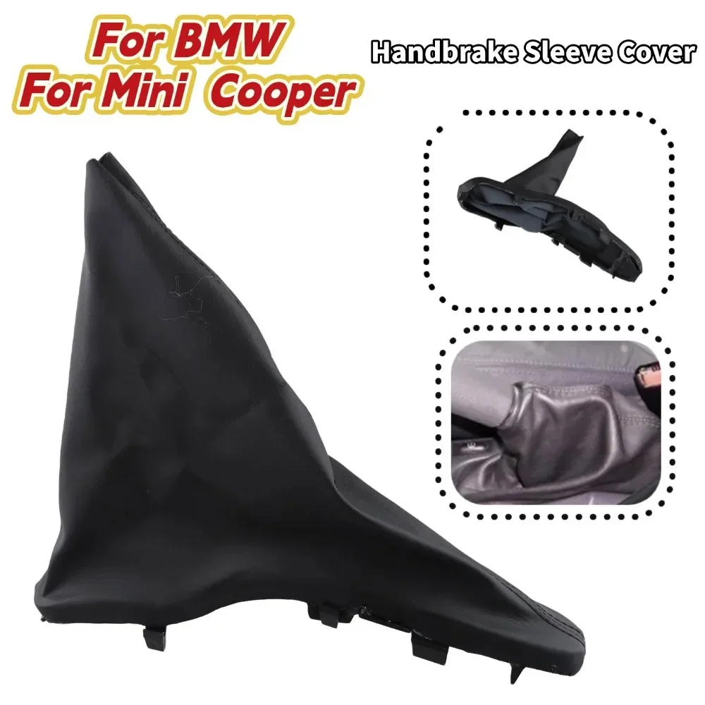 

For BMW For Mini Cooper R50 01-08 Leather Gear Shift Knob Shifter Lever Stick Gaiter Boot Cover Replacement Car Interior Parts