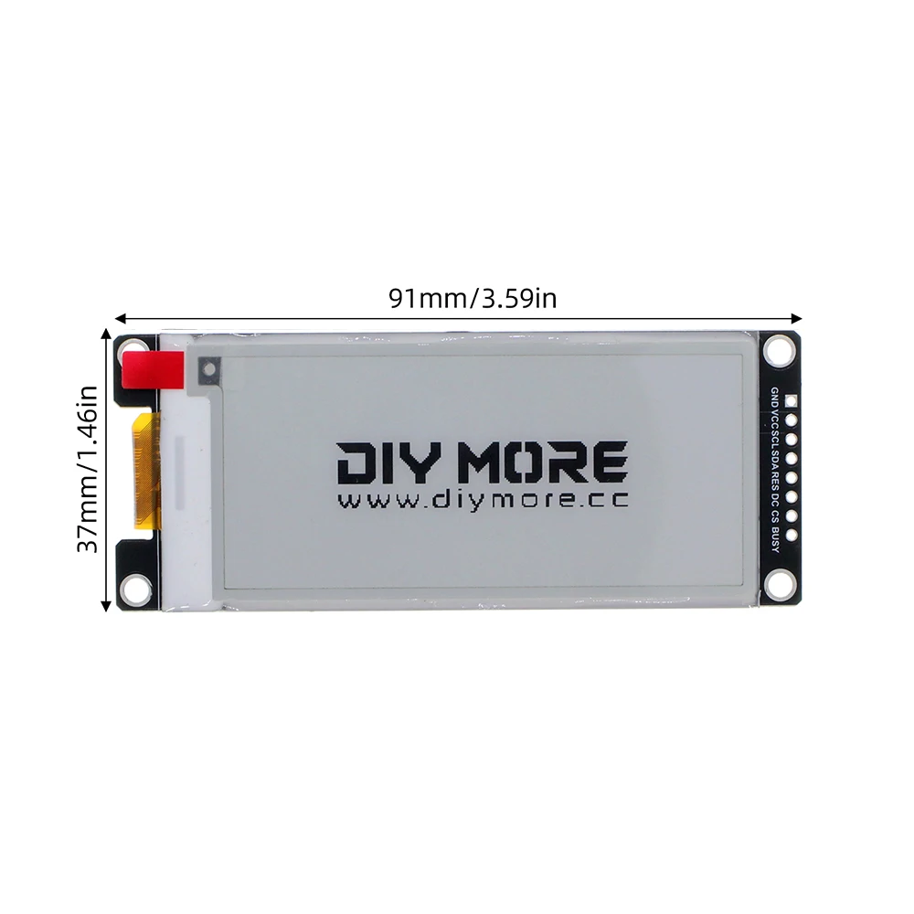 1.54Inch 2.9 Inch E Ink Screen SSD1680Z SPI Communication 152×152 128×296 Pixel Low Power For E Price Tag Home Sign Battery