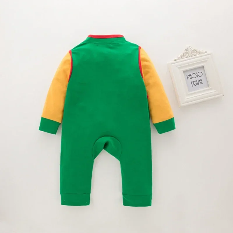 

Baby Autumn Clothes Newborn Boy Jumpsuit 0 to 24 months Bodysuit Infant Romper Crawling Clothing Iong Sleeve