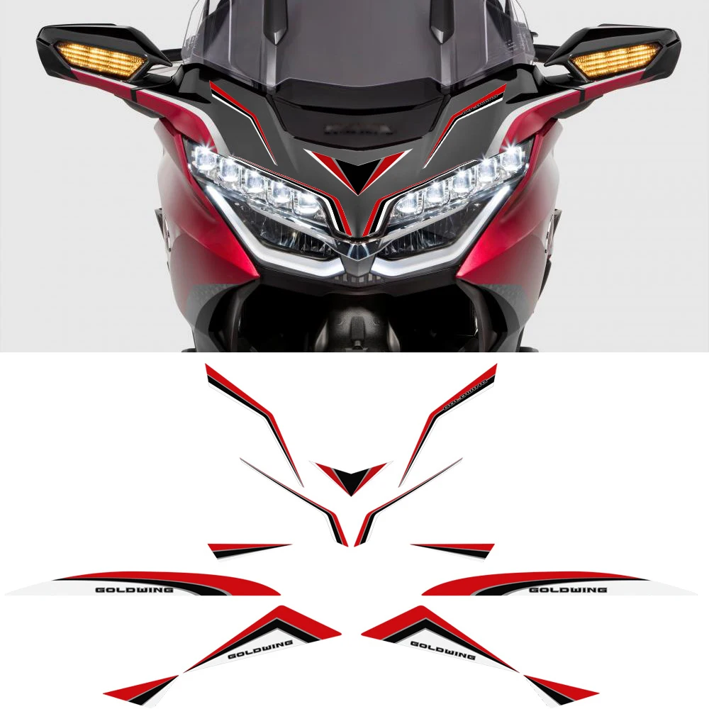 2021 2018 2019 2020 For HONDA Goldwing GL1800 GL 1800 Luggage Trunk Stickers Tour Tank Pad Protector Decal Kit Cases Accessories