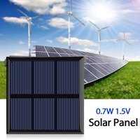 Solar panel 3W 5V Micro solar panel Portable Fast charger Polycrystalline silicon DIY solar cell system Mini outdoor charger