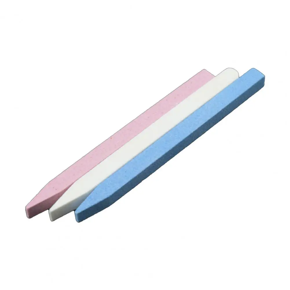 3Pcs Nail File Easy to Use Lightweight Stone Nail Art Sanding File Kit Nail Buffer Polishing File for Female