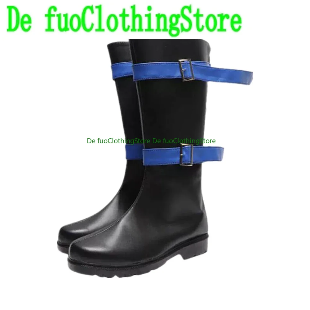 DefuoClothing Store Kaiba Seto Seto Kaiba Yu Gi Oh Cosplay Schoenen Laarzen GameHalloween Kerst Spel Anime Karakter Party Props