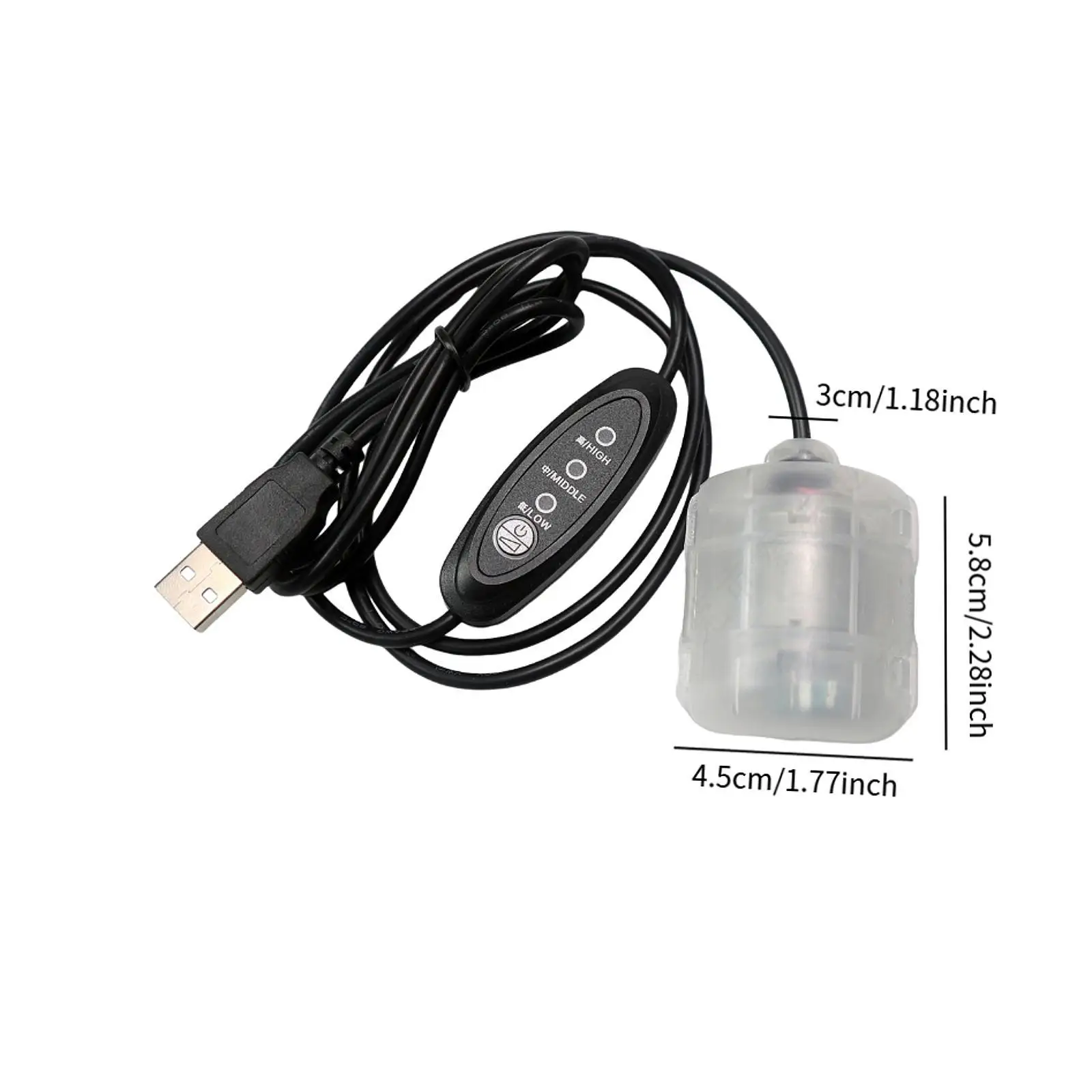 Multi Mode Vibration Motor DC 5V High Speed Electric Vibrator Waterproof Lightweight for Repair Massage Device